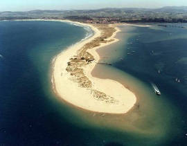 El Puntal de SOmo en la Bahia de Santander